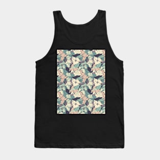 Organic Vintage Colorful Floral Pattern - 08 Tank Top